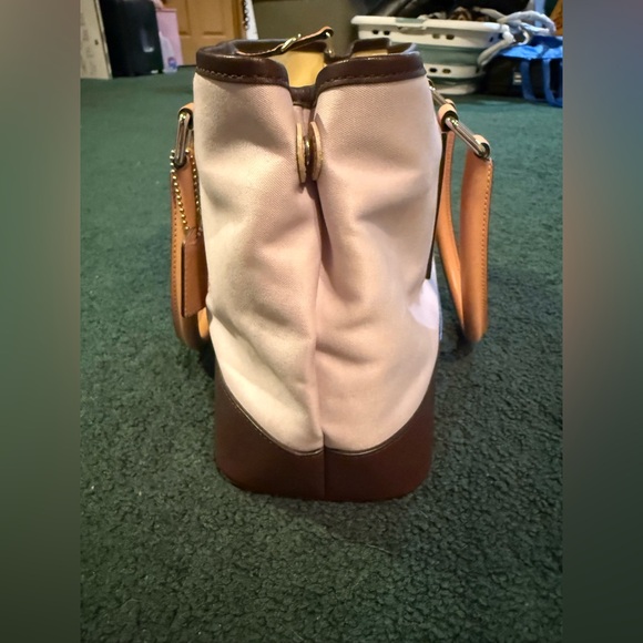 Coach Lavender and Brown Leather Bag - Picture 6 of 13